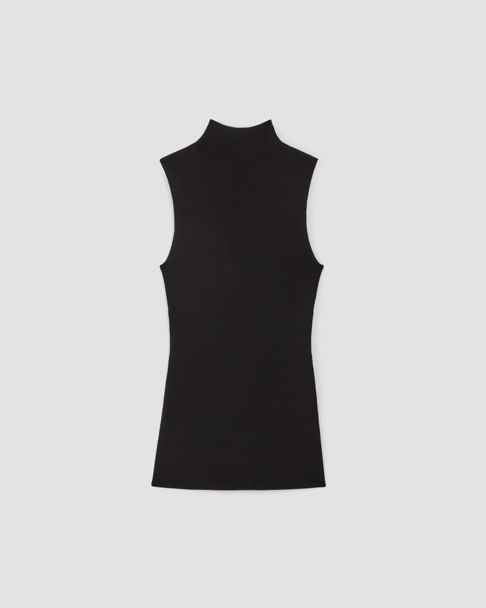 The Viscose Mock Neck Top | Black