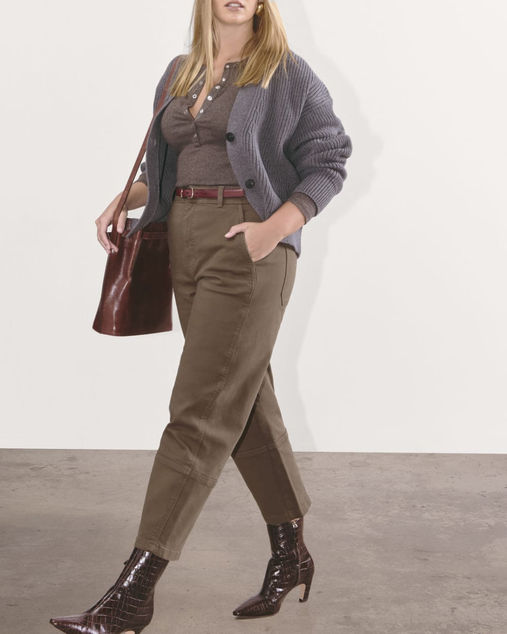 The Utility Barrel Pant | Cocoa | Regular