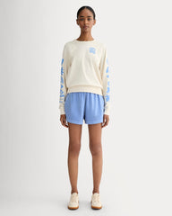 The Off-Duty Short | Granada Sky Blue Garment Dye