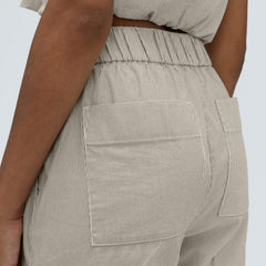 The Easy Pant | Beech / Canvas Tan
