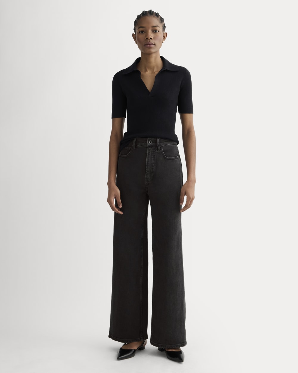 The Way-High® Sailor Jean 2.0 | Washed Black | 29.5" Inseam