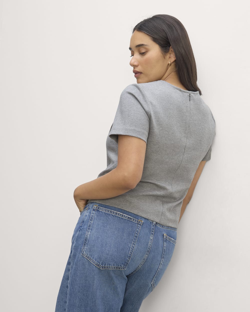 The Dream Tee | Mid Heather Grey