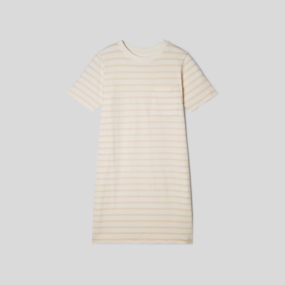 The Organic Cotton Weekend Tee Dress | Brazilian Sand / Canvas Tan
