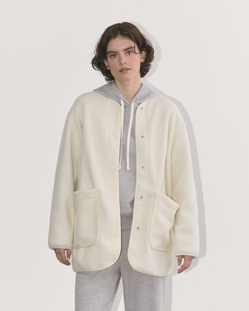 The Teddy Liner | Heathered Oat