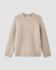 The SuperFuzz Alpaca Crew | Light Oat