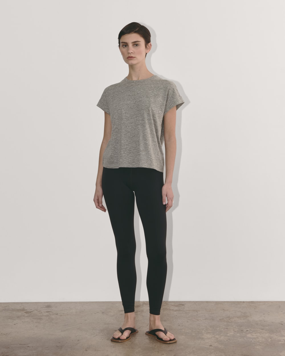 The Perform Tee |  Heathered Grey