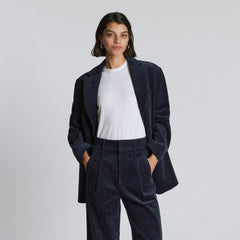 The Corduroy '80s Blazer | Deep Navy