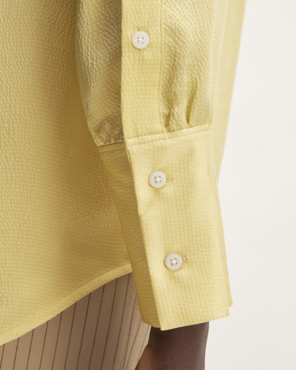 The Hammered Satin Popover Shirt | Raffia