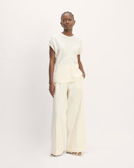 The Drape Top in Butterlite | Bone