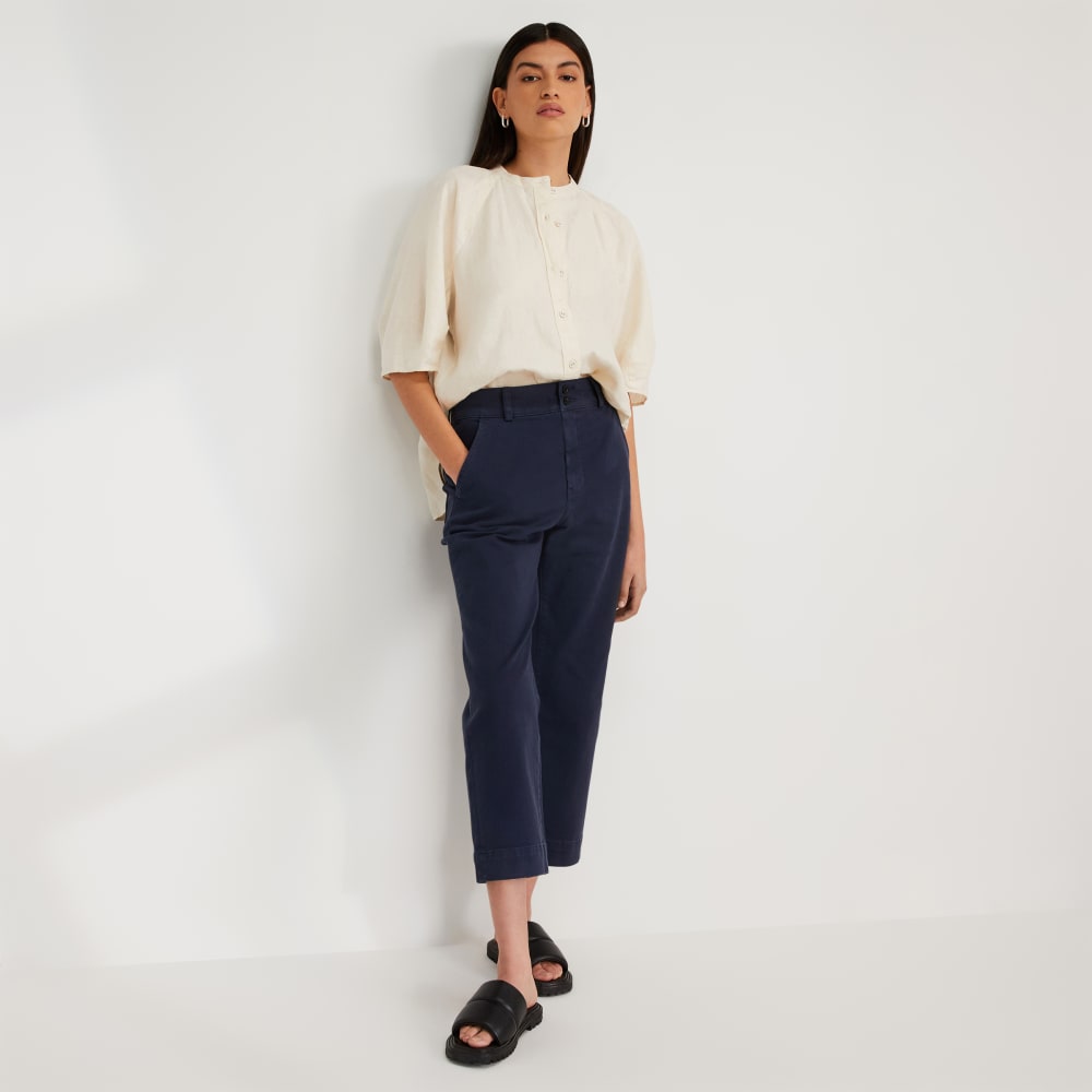 The Linen Puff Sleeve Shirt | Canvas