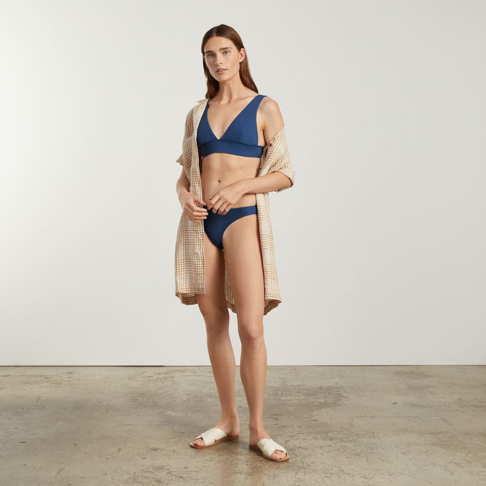 The Triangle Bikini Top | Blue Dusk