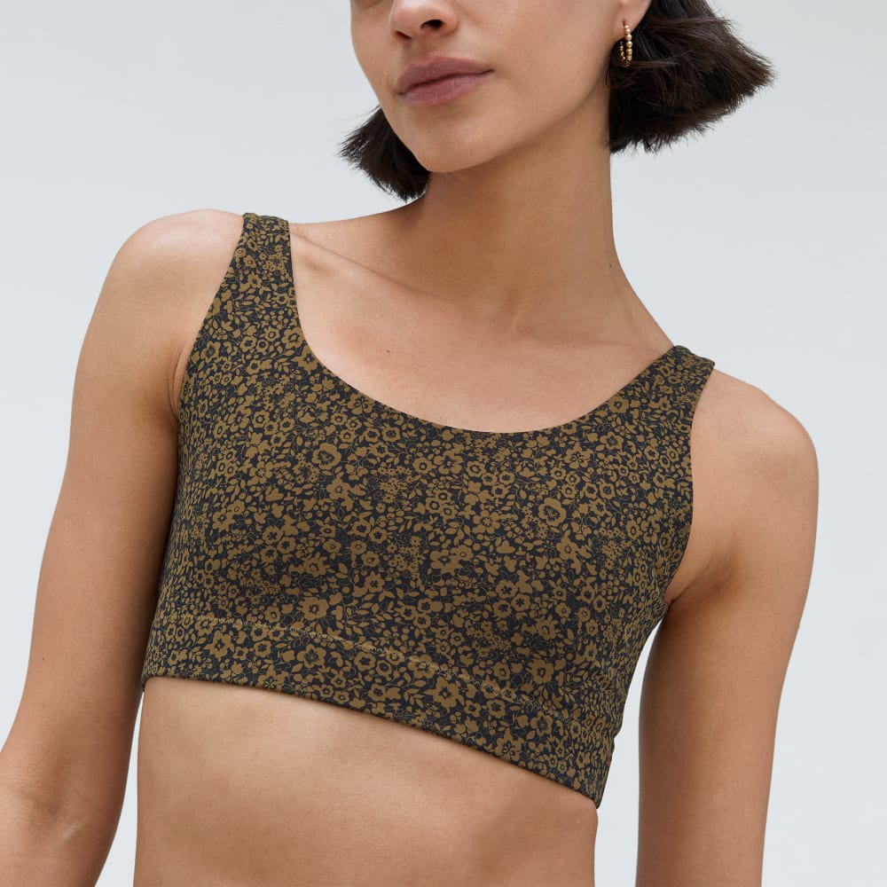 The Perform Bra® | Black / Breen Floral