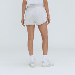 The Track Sweatshort | Light Heather Grey