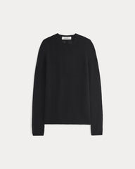 The Pointelle Crew in Ultrasoft Merino | Black