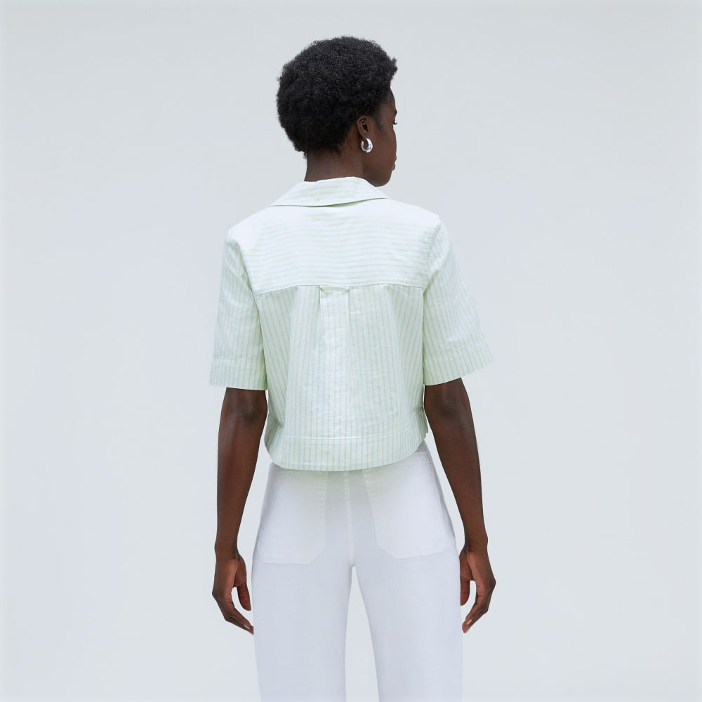 The Oxford Popover | Apricot Tan / Spray
