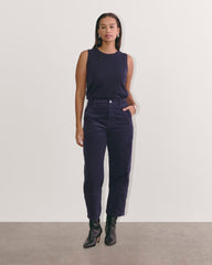 The Utility Barrel in Corduroy | Navy