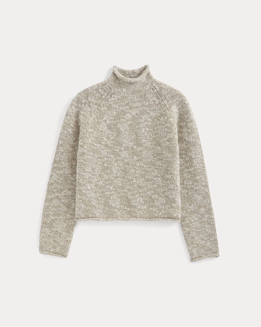 Rollneck Sweater | Bone/Trench Coat Twist