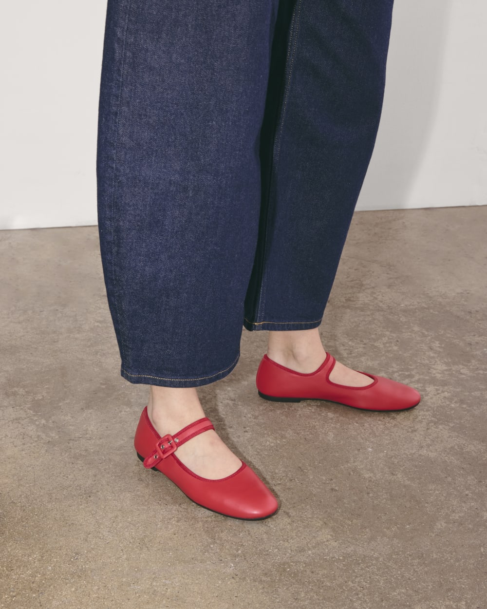 The Day Buckle Mary Jane | Classic Red