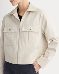 The Cropped Utility Jacket | Peyote