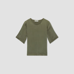 The Satin Relaxed Tee | Kalamata