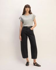 The Rib Muscle Tee | Heathered Grey