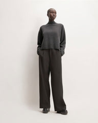 The Good Merino Wool Mockneck Sweater | Graphite