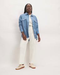 The Classic Cotton Flannel Shirt | Heathered Heritage Blue
