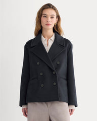 ReWool Short Peacoat | Deep Navy