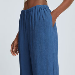 The Naia™ Ripple Pant | Deep Blue