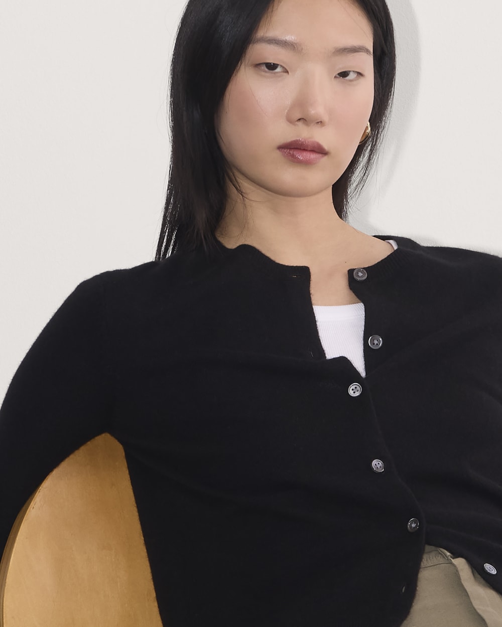 The Classic Cardigan in Cashmere | Black
