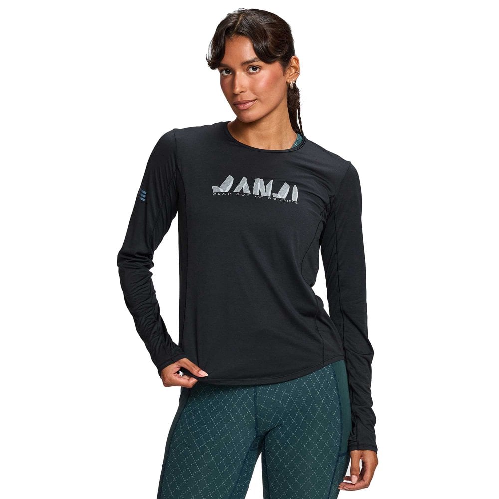 Women’s Run All Day Long Sleeve In Ruins Hi-Vis Midnight
